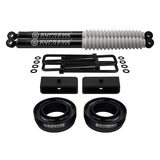 1988-1999 Chevrolet C1500 Full Suspension Lift Kit with Supreme Suspensions MAX Performance Rear Shocks 2WD 4x2