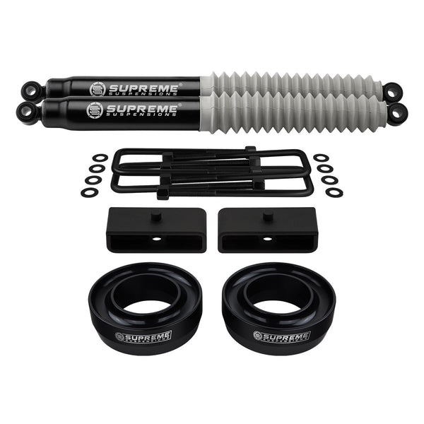 1999-2007 Classic GMC Sierra 1500 Full Suspension Lift Kit with Supreme Suspensions MAX Performance Rear Shocks 2WD 4x2