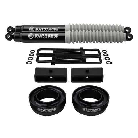 1999-2007 Classic GMC Sierra 1500 Full Suspension Lift Kit with Supreme Suspensions MAX Performance Rear Shocks 2WD 4x2-Suspension Lift Kits-Supreme Suspensions®-Supreme Suspensions®