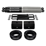 1999-2007 Classic Chevrolet Silverado 1500 Kit de elevação de suspensão total com suspensões supremas MAX Performance choques traseiros 2WD 4x2