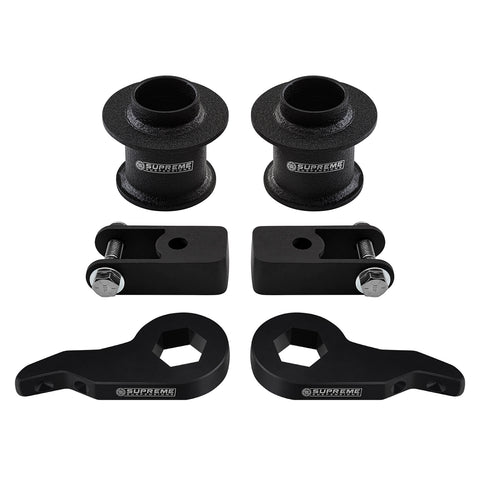 2000-2006 Chevy Suburban 1500 Full Suspension Steel Lift Kit & Shock Extenders 4WD-Suspension Lift Kits-Supreme Suspensions®-2"-Supreme Suspensions®
