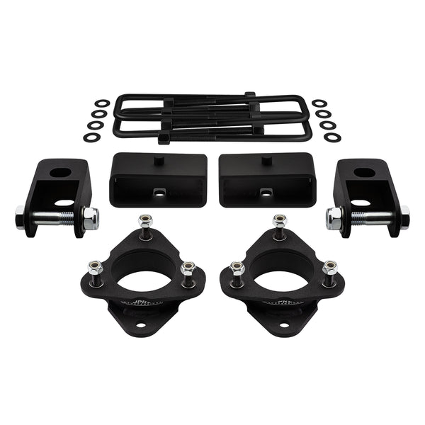 2007-2023 GMC Sierra 1500 High-Strength Steel Full Suspension Lift Kit with Rear Shock Mount Extenders 2WD 4WD