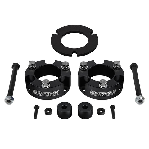 1995-2004 Toyota Tacoma Front Suspension Lift Kit with Lean Spacer and Diff Drop Kit 4WD-Suspension Lift Kits-Supreme Suspensions®-3"-Black-Supreme Suspensions®