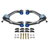 2007–2016 Cadillac Escalade 2WD 4WD Uni-Ball obere Querlenker und Sturz-/Nachlauf-Einstell- und Sperrsatz + KOSTENLOSES FRONTHUB-KIT