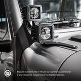 supports de montage pour éclairage double pilier A Jeep Wrangler JL 2018-2022