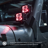2020-2022 Jeep gladiador jt suportes de montagem de luz de pilar duplo duplo
