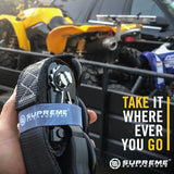 Supreme Suspensions® 高耐久ラチェット タイダウンおよびロード ストラップ バンドル