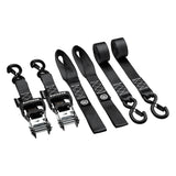 Supreme Suspensions® Heavy-Duty Ratchet Tie-Down and Load Strap Kits with 20' Extended Lead Bundle