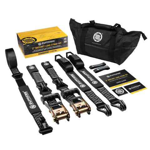 Supreme Suspensions® Heavy-Duty Ratchet Load Strap Kit with 20' Extended Lead-Recovery-Supreme Suspensions®-Supreme Suspensions®
