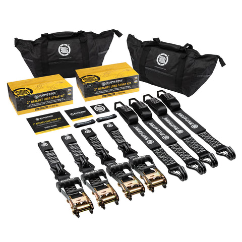 Supreme Suspensions® Heavy-Duty Ratchet Load Strap Kit - 4pc-Recovery-Supreme Suspensions®-Supreme Suspensions®