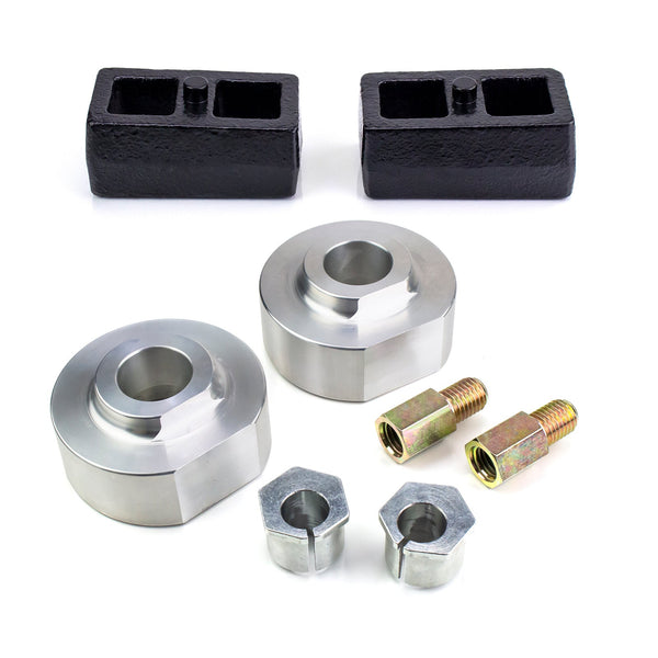 Ford Excursion 2WD (2000-2005) — 2 in. Front / 1 in. Rear Leveling Kit With Camber Kit