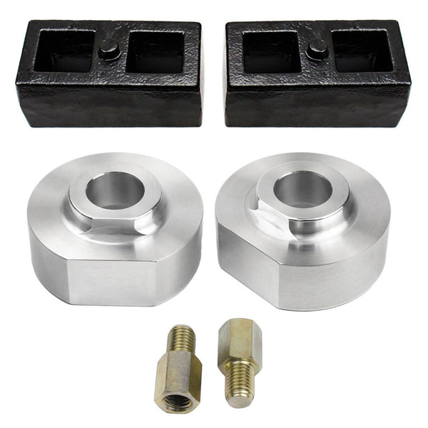 Ford Excursion 2WD (2000-2005) — 2 in. Front / 1 in. Rear Coil Spacer + Block Kit