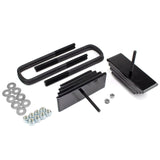 Ford F-250 Super Duty 4X4 (1999-2004) — 2.8 in. Front / 2 in. Rear Mini-Leaf + Block Kit