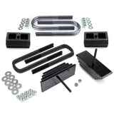 Ford F-250 Super Duty 4X4 (1999-2004) — 2.8 in. Front / 2 in. Rear Mini-Leaf + Block Kit