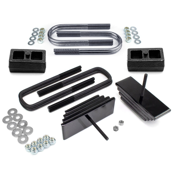 Ford F-250 Super Duty 4X4 (1999-2004) — 2.8 in. Front / 2 in. Rear Mini-Leaf + Block Kit