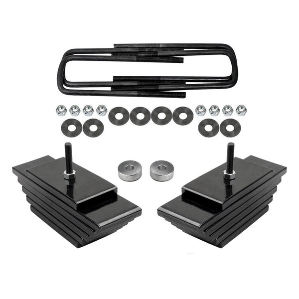 Ford F-250 / F-350 Super Duty 4X4 (1999–2004) — 3 in. Front Leveling Lift Kit, Mini Leaf Packs & U-Bolts