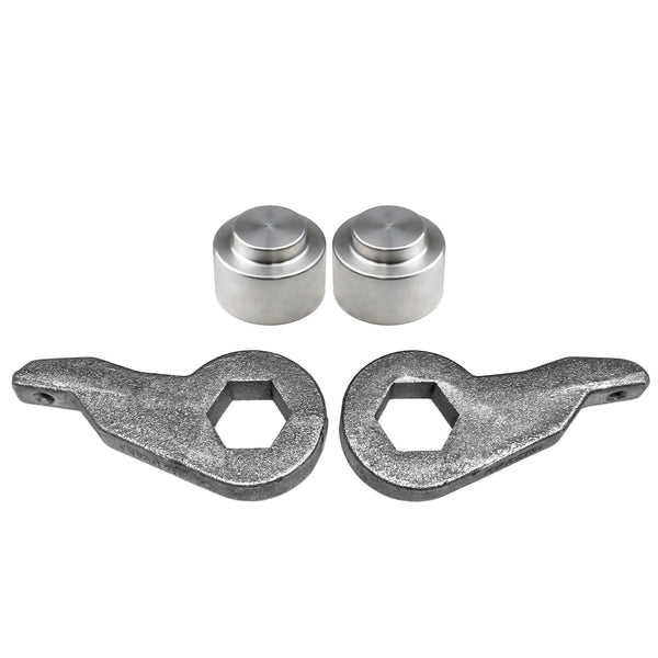 Chevy Tahoe / Suburban / Avalanche / GMC Yukon 2WD/4WD (2000–2006) — 3 in. Front / 2 in. Rear Torsion-Key + Coil Leveling Kit