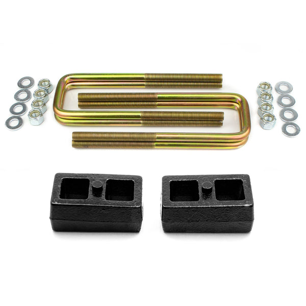 Chevy Silverado / GMC Sierra 1500 2WD/4WD (2007–2018) — 1.5 in. Rear Lift Block Kit