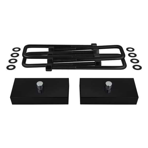 1992-1999 Chevy Suburban 2500 Non-Overload Rear Suspension Lift Blocks & Extended U Bolts 4WD