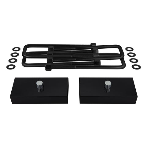 1992-1999 Chevy Suburban 2500 Non-Overload Rear Suspension Lift Blocks & Extended U Bolts 4WD-Suspension Lift Kits-Supreme Suspensions®-1"-Supreme Suspensions®