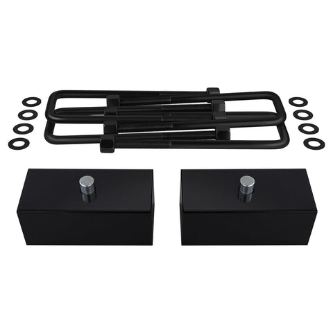 1995-1999 Chevy Tahoe Rear Suspension Lift Kit Blocks & U Bolts 4WD-Suspension Lift Kits-Supreme Suspensions®-Supreme Suspensions®