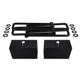 1992-1999 Chevy Suburban 2500 Non-Overload Rear Suspension Lift Blocks & Extended U Bolts 4WD
