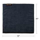 सुप्रीम सस्पेंशन® प्रीमियम माइक्रोफाइबर डिटेलिंग तौलिया डबल साइडेड 400GSM 16"x16"