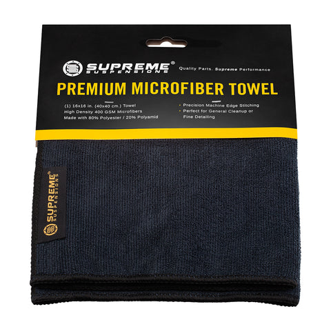 Supreme Suspensions® Premium Microfiber Detailing Toalha Dupla Face 400GSM 16"x16"-Apparel-Supreme Suspensions®-Supreme Suspensions®