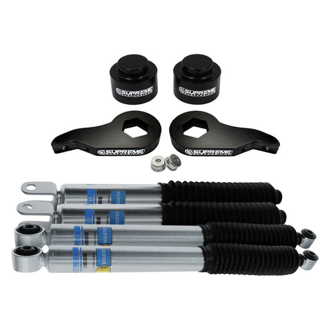 2002-2006 Chevy Avalanche 1500 Full Suspension Lift Kit & Bilstein Shocks 2WD 4WD-Suspension Lift Kits-Bilstein and Supreme Suspensions-1" - 3"-1"-5100 Series-Supreme Suspensions®