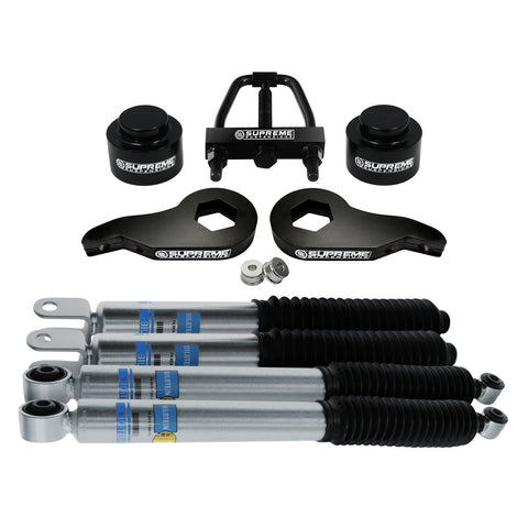 2002-2006 Chevy Avalanche 1500 Full Suspension Lift Kit, Tool & Bilstein Shocks 2WD 4WD-Suspension Lift Kits-Bilstein and Supreme Suspensions-3" + 1"-5100 Series-Supreme Suspensions®