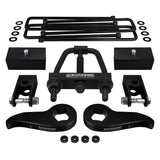 2011-2019 Chevy Silverado 3500HD Full Suspension Lift Kit & Install Tool & Shock Extenders 4WD 4x4