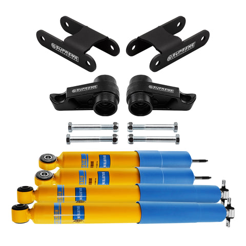 2004-2012 Chevy Colorado 1-3" Front 2" Rear Full Suspension Lift Kit & Bilstein Shocks 4WD 4x4-Suspension Lift Kits-Bilstein and Supreme Suspensions-Supreme Suspensions®