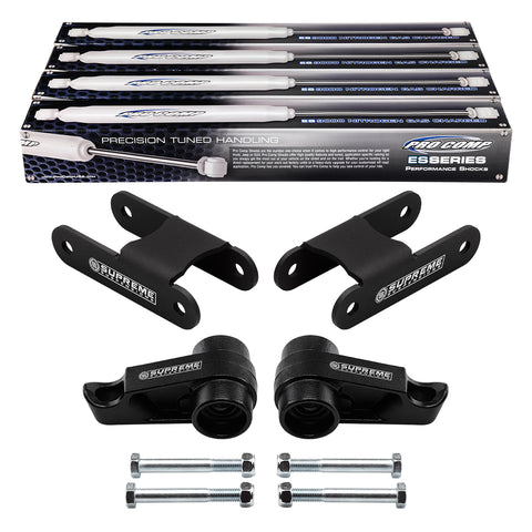 2004-2012 GMC Canyon Full Suspension Lift Kit & Extended Length Pro Comp Shocks 4WD 4x4-Suspension Lift Kits-Pro Comp and Supreme Suspensions-Supreme Suspensions®