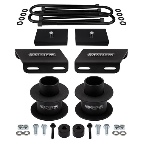2008-2022 Ford F350 Super Duty Full Suspension Lift Kit, Bump Stop & Sway Bar Drop Kits 4WD-Suspension Lift Kits-Supreme Suspensions®-Non-Overloads-2"-1"-Supreme Suspensions®