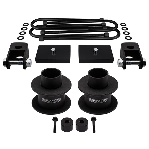 2005-2022 Ford F350 Super Duty Full Suspension Lift Kit with Front Shock Extenders & Bump Stop Drop Spacers 4WD