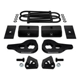 2002-2005 Dodge ram 1500 4wd 4x4 fullfjæring løftesett & shims + sjokkforlengere