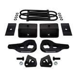 2002-2005 Dodge ram 1500 4wd 4x4 fullfjæring løftesett & shims + sjokkforlengere