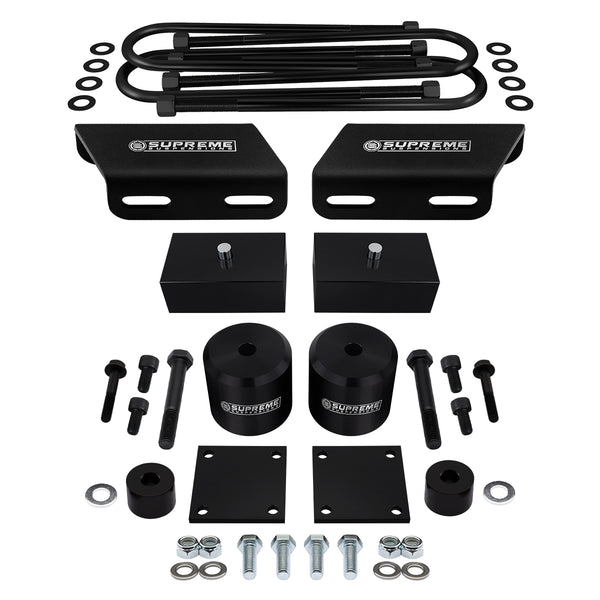 2008-2016 Ford F350 Super Duty Full Suspension Lift Kit with  Sway Bar, Brake Line and Bump Stop Relocation Kits 4WD 4x4