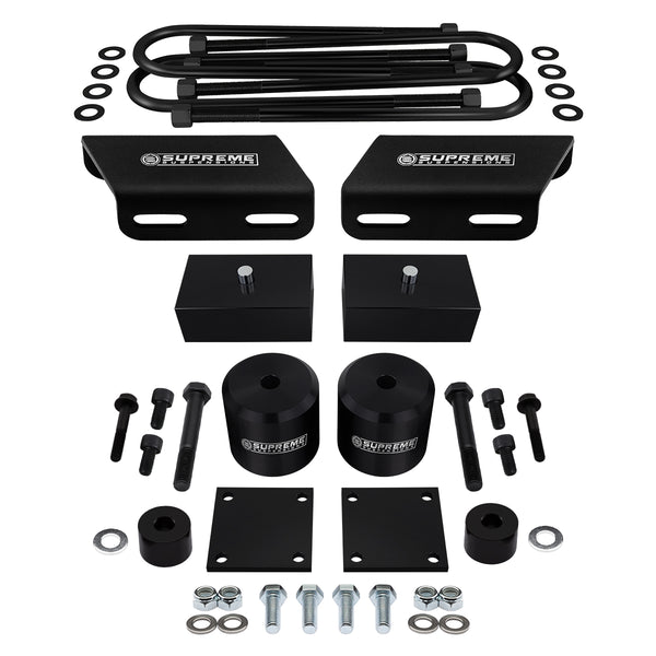 2008-2016 Ford F250 Super Duty Full Suspension Lift Kit with  Sway Bar, Brake Line and Bump Stop Relocation Kits 4WD 4x4