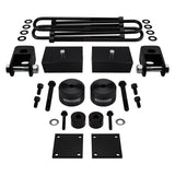 kit de levage à suspension complète Super Duty Ford F350 Super Duty 2017-2023 avec rallonges d'amortisseur avant, conduite de frein et kits de relocalisation de butée de choc 4WD 4x4