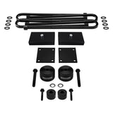 2017 - 2023 Ford F350 Super Duty 4WD Full Suspension Lift Kit - NEW Design Forged Flat-Top U-Bolts