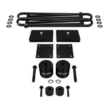 2017 - 2023 Ford F350 Super Duty 4WD Full Suspension Lift Kit - NEW Design Forged Flat-Top U-Bolts