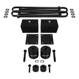 2017 - 2023 Ford F350 Super Duty 4WD Full Suspension Lift Kit - NEW Design Forged Flat-Top U-Bolts