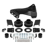 2011-2022 Ford F-250 Super Duty 4WD 2,5" Kit de nivelamento frontal - Sistema de elevação completo com suporte de realocação da barra de esteira