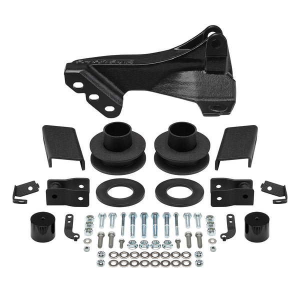 ford F-250 Super Duty 4WD 2011-2022 Kit de nivelación frontal de 2.5" - Sistema de elevación completo con soporte de reubicación de barra de seguimiento