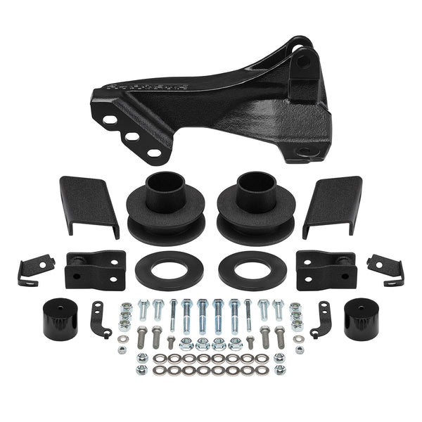 2011-2022 Ford F-250 Super Duty 4WD 2.5" Front Leveling Kit - Complete Lift System with Track Bar Relocation Bracket