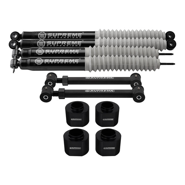 kit de levage à suspension complète Jeep Grand Cherokee ZJ 1993-1998 avec bras de commande inférieurs et amortisseurs MAX Performance 2WD 4WD