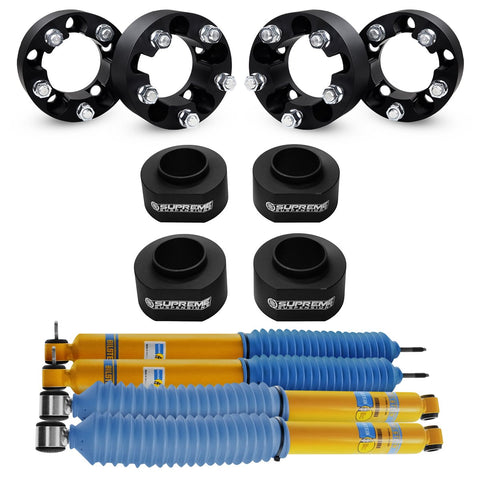 1993-1998 Jeep Grand Cherokee ZJ Full Suspension Lift Kit, Bilstein Shocks & Wheel Spacers 2WD 4WD-Suspension Lift Kits-Bilstein and Supreme Suspensions-1.5"-1.5"-4600 Series-Supreme Suspensions®