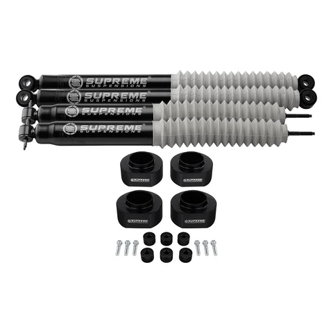 1997-2002 Jeep Wrangler TJ Full Suspension Lift Kit with Transfer Case Drop Kit & Max Performance Shocks 4WD-Suspension Lift Kits-Supreme Suspensions®-Supreme Suspensions®