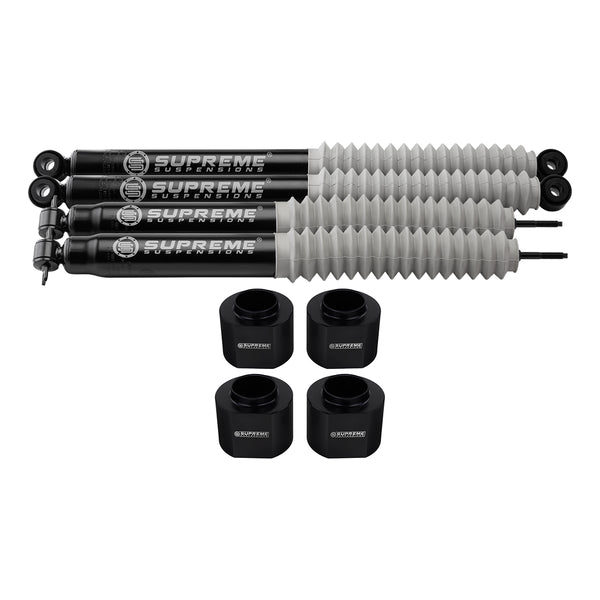 1997-2006 Jeep Wrangler TJ fuldaffjedret løftesæt med Max Performance Shocks 2WD 4WD